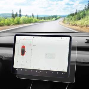 ฟิล์มกันรอยกระจกนิรภัยแบบด้านสำหรับหน้าจอระบบนำทาง GPS ขนาด 15 นิ้ว ป้องกันแสงสะท้อนและรอยนิ้วมือ สำหรับรถยนต์ Tesla 3 - Product Image 1