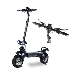 2023 vente en gros tout-terrain 2000W double moteur E-Scooter 11 pouces deux roues adultes pliants scooters électriques