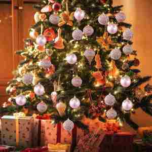 Luxury Glitter Pearl & Sequin Shatterproof 8cm <b>Christmas</b> Ball Ornaments for Xmas Tree - Product Image 2