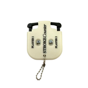 Compteur de coups de golf portable pour deux joueurs, en plastique avec chaîne, pour accessoires de golf - Product Image 3