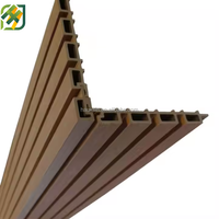 Panneaux muraux WPC de haute qualité pour usage extérieur en villa, imperméables et ignifuges, protection UV, entretien facile