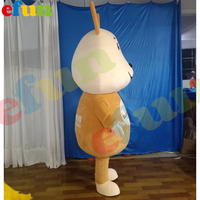 Costume de mascotte de chien pékinois en peluche Efun quantité minimale de commande 1 PC déguisement de mascotte de marche de cosplay de fête à vendre