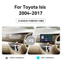 Écran QLED 11,5 pouces ZWNAV pour Toyota Isis 2004-2017, autoradio lecteur DVD avec Carplay Android 15, autoradio GPS Navigation