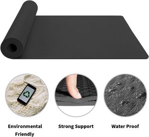 Tapete de Yoga TPE para Dropshipping, Antideslizante, con Logotipo Personalizado, Impresión UV, Ecológico, Doble Capa - Product Image 5