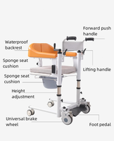 Fauteuils roulants handicapés avec toilettes mobiles pour promouvoir le développement de fauteuils roulants âgés-Ventes directes en usine de fauteuils roulants