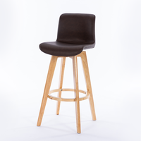 Chaise pivotante de loisir au design moderne Base en métal chromé avec pied haut Tabouret de bar en plastique pour salle à manger, cuisine, meubles de maison