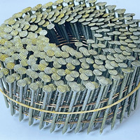 Vis personnalisée à 15 degrés/lisse/tige en anneau palette en bois fabricant de clous à bobine collée de fil