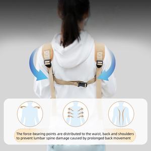 Sac à dos de transport pour animaux de compagnie en <span class=keywords><strong>mousse</strong></span> de coton douce, sandwich, luxueux, moderne, élégant, durable, respirant, pour chats, chiens, petits animaux, voyage - Product Image 4