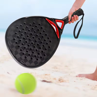 Raquette de padel en fibre de carbone personnalisée Offre Spéciale avec votre propre conception Logo OEM professionnel emballage filet en nylon