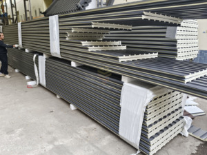 Paneles Sándwich Metálicos para Techos Great Wall, Aislantes, de Aluminio, con Aislamiento Térmico de Poliuretano, Clase de Protección Contra Incendios - Product Image 3