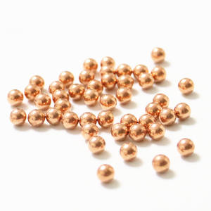 0.5mm 1mm 2mm 3mm <span class=keywords><strong>4mm</strong></span> 5mm 純銅球　銅球1個　重量20g　カスタム小型銅球 - Product Image 1