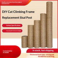 Structure d'escalade pour chat en corde de sisal et de jute, accessoires de griffoir, montage simple, fournitures pour chats