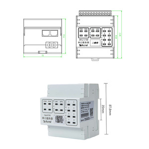 Acrel APort100 Serial Server Ethernet Module 87.8mm Energy Management Data Acquisition Unit - Product Image 1