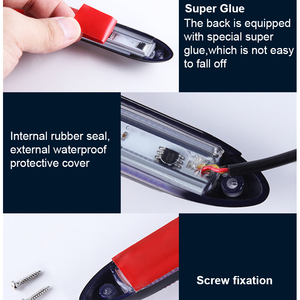 Dải đèn <span class=keywords><strong>LED</strong></span> <span class=keywords><strong>DRL</strong></span> 15.5cm 23.5cm 27.5cm 34.5cm, màu trắng vàng, đèn chạy ban ngày ô tô, bóng đèn ô tô - Product Image 4