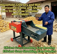 Mini Hachoir Électrique 3.8/8T pour Usage Domestique, Broyeur de Tiges de Maïs, Coupe-Paille pour l'Alimentation des Porcs, Chèvres et Vaches en Agriculture – Fabrication Chinoise