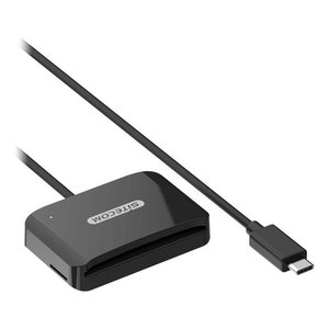 Lecteur de carte intelligente USB C, lecteur de carte d'identité noir MD 1002 - Product Image 3
