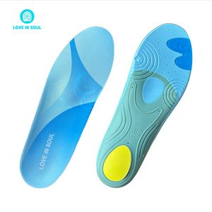 Semelles orthopédiques correctrices pour chaussures de sport Love in Soul en PU, douces et confortables, offrant un soutien de la voûte plantaire - Product Image 1