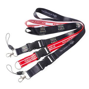 Lanière de cou Jacquard en polyester personnalisée avec crochet à bouche d'aigle Offset et options d'impression en sérigraphie - Product Image 3
