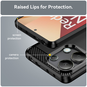 Tpu Shockproof Mobile Phone Case for Redmi Note 13 Pro <strong>4G</strong> <strong>Silicone</strong> Mobile Phone Back Cover Carbon Fiber for Redmi Note 13 <strong>4G</strong> 5G - Product Image 6