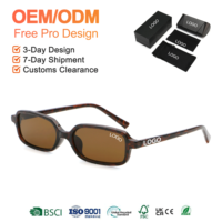 Nouvelles Lunettes de Soleil Rétro Personnalisées à Monture Fine Unisexe, Verres UV400, Tendance, pour Hommes et Femmes, Conduite en Extérieur, Vente en Gros