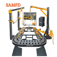 SAMFD Redresseur de châssis automobile personnalisé, machine de redressage de châssis, construction métallique, réparation professionnelle des bosses, CE/ISO-9001