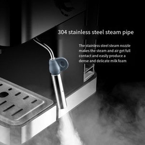 Máy pha cà phê Ý Máy tạo bọt sữa hơi nước áp suất cao bán tự động dành cho gia đình Máy pha cà phê văn phòng ở mức 20 bar - Product Image 6