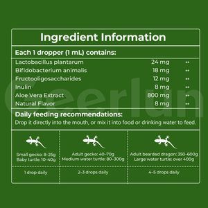 Líquido Nutritivo Oral para Reptiles a Precio de Fábrica, Regula el Equilibrio Intestinal, Mejora la Digestión, Gotas Probióticas para Lagartos, Geckos y Tortugas - Product Image 4