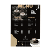 Personnalisé A2 A3 A4 A5 affiche commerciale/dépliant/dépliant/impression de menu vente en gros
