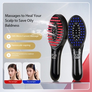 XBH 3-in-1 Hochtemperatur-Haarwuchs-Kamm-Zerstäuber mit zwei Düsen für ätherische Öle Rot-Blau-Licht-Kopfhaut massage geräte Neu - Product Image 5
