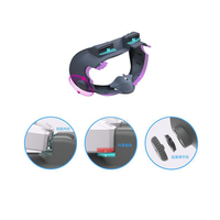 Ventilateur de refroidissement double mode pour Meta Quest 3 avec réglage par molette et kit de confort pour le soulagement de la pression sur le coussin facial