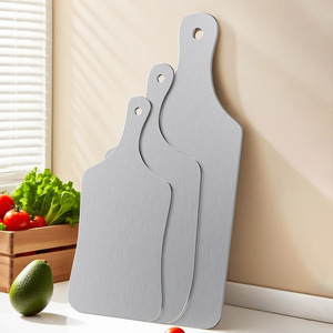 กระทะพิซซ่าสแตนเลสพร้อมด้ามจับ แผ่นอบเคลือบกันติด สำหรับใช้ในบ้าน ใช้กับเตาอบได้ ทนทาน หนา แข็งแรง - Product Image 4