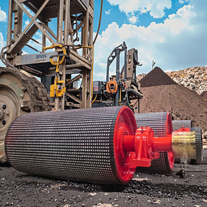 Lianshenggaoke LSGK-3 Keramische Transportbaan Roller Set Aandrijfpoelie Voor Band Transportsysteem Steengroeve Gebruik Max. Hefhoogte - Product Image 1