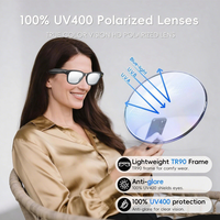 Lunettes Intelligentes L801 avec Double Caméra 1080P, Étanche IPX-4, WIFI, Protection UV400, Traduction IA, Enregistrement Sans Fil
