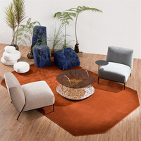 Ensemble de 2 tables à thé centrales en quartz bon marché en métal, petite table basse nordique ronde en marbre avec plateau en verre trempé et acier inoxydable
