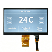 7-Zoll Industrielles TFT-Display 800*480 SPI LCD-Modul mit Breitem Temperaturbereich 250cd/m² Helligkeit für POS & Industriesteuerung