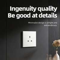 Interrupteur mural et prise de courant universels 3 broches UK, multi-prises électriques OEM ODM, interrupteur électrique, prise de courant 13A 16A, prise de bureau