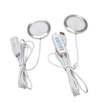 Luz LED Ultrafina USB para Gabinete, Regulable, 5V, Bajo Voltaje, de Aleación de Aluminio, para Impresión 3D, Gabinete de Vino, Luz Inferior