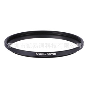 Lens <b>Adapter</b> 55mm to 58mm Metal Filter Step Up Ring for Camera Lenses - Product Image 1