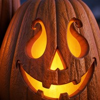 Ensemble de lanternes de jardin à cinq citrouilles sur mesure pour Halloween, ensemble de lanternes à plusieurs niveaux, service de fabrication OEM pour projet de cadeau de vacances