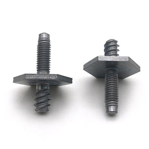 Vis à tête de phare <span class=keywords><strong>automobile</strong></span> à double extrémité filetée, galvanisée, résistante à la corrosion, haute résistance, acier au carbone, gauche droite - Product Image 2