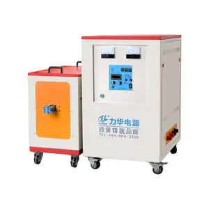 Intermediate frequency induction heating machine for steel billets forging preheating