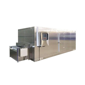 Congelador de túnel continuo para alimentos, R-404A, 380V, puerta única, control PLC, alta productividad - Product Image 3