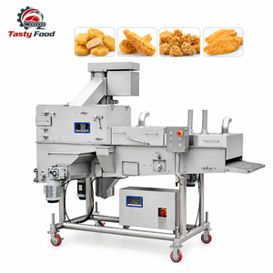 Commercial Fresh Meat Preduster Machine Meat Strip Dry <b>Flour</b> Coating Machine for Fried Food - Product Image 3
