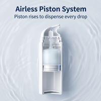 Flacon pompe sans air en PP, distributeur de voyage pour lotion, crème solaire, crème pour les mains, huile de poisson émulsionnée, soins de la peau – Nouveauté !