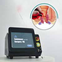 Appareil de traitement des hémorroïdes par laser diode professionnel médical mini-invasif 980 nm 1470 nm proctologie