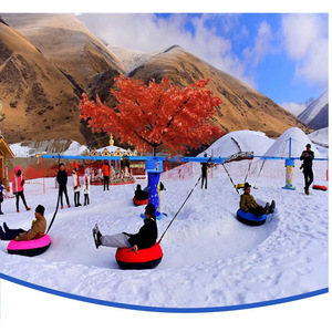 Manège gonflable pour aire de jeux extérieure, équipement de parc de neige en PVC, adapté à tous les âges - Product Image 1
