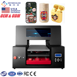 Refinecolor đa chức năng Sticker trường hợp điện thoại A3 UV dtf máy in Tumbler quả bóng golf phẳng máy in cho doanh nghiệp nhỏ - Product Image 1