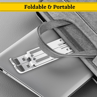 Support portable pliable en plastique pour ordinateur portable, réglable, pour bureau, compatible avec les ordinateurs portables et tablettes de 14 à 17,3 pouces - Vente en gros usine
