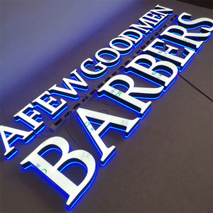 Letreros comerciales logo letrero de publicidad al aire libre letrero de letras de canal LED para barbería - Product Image 4