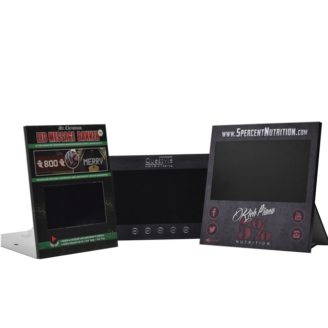 10.1 Inch Lcd Screen Advertising Shelf Video Displayer Point of Sale Video Display POS Video Display for Retails